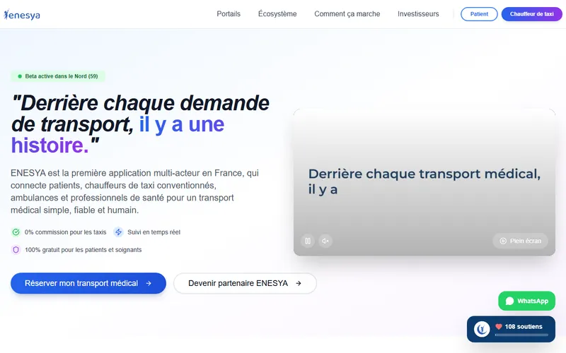 Aperçu du site Enesya