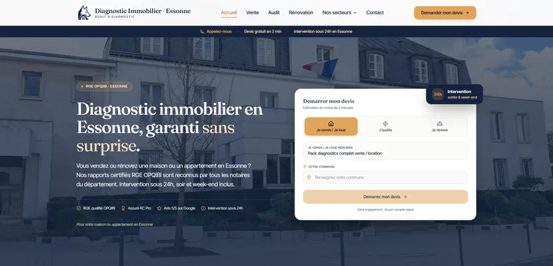 Aperçu du site Seven France Énergie